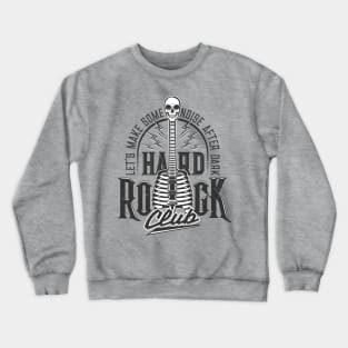 rock skeleton Crewneck Sweatshirt